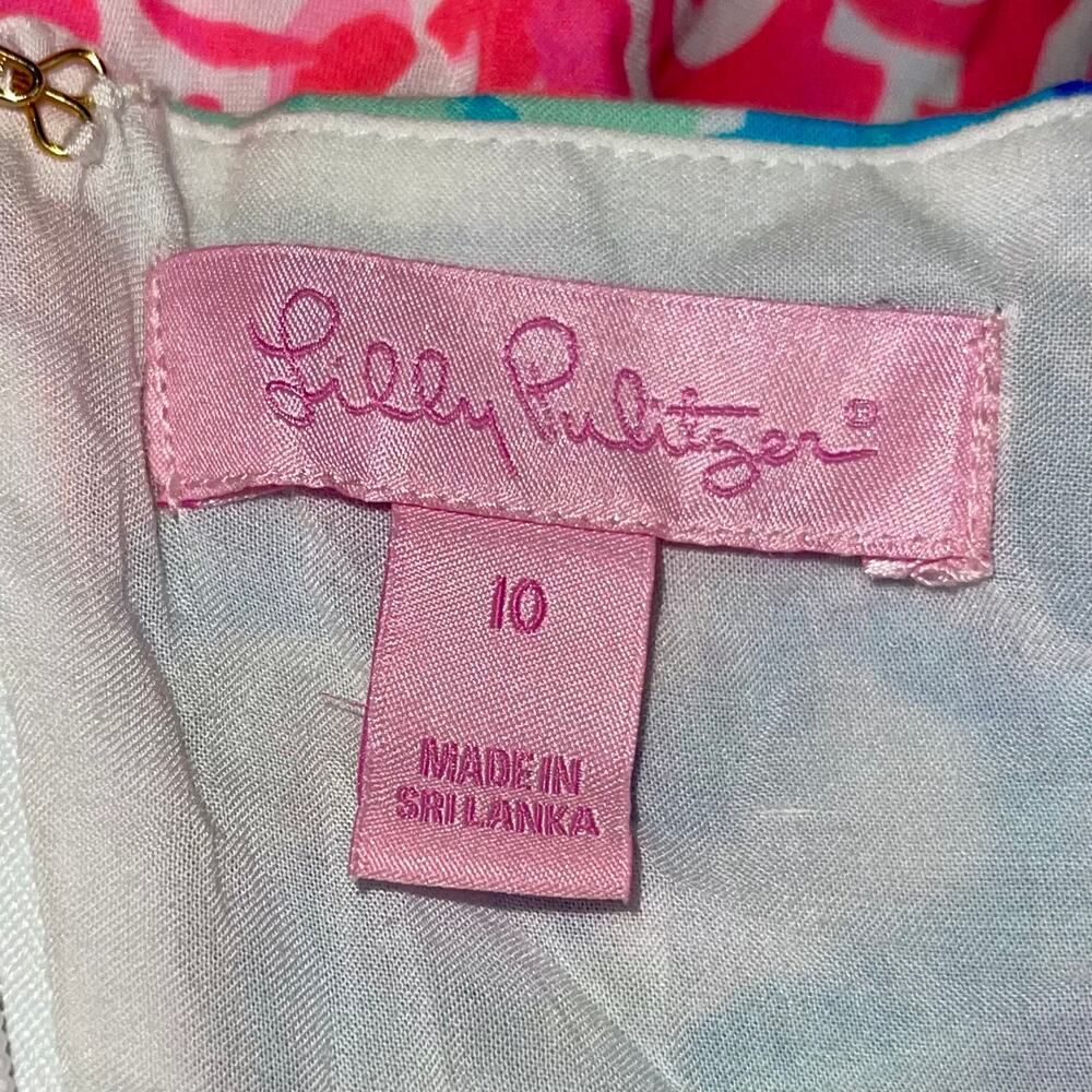Lilly Pulitzer Mini Dress Christine Coral Reef So Jelly - Picture 8 of 9